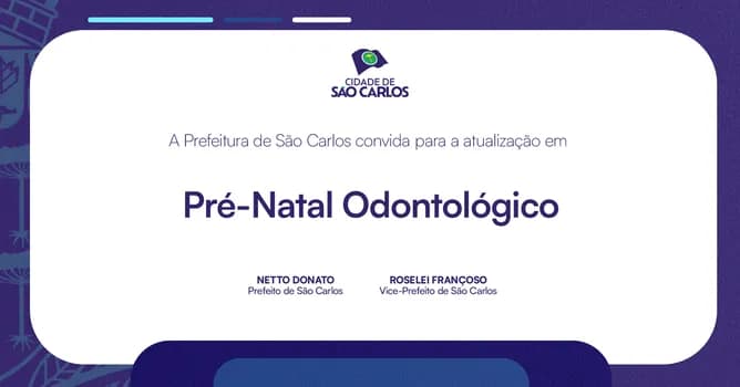 Imagem do Atualização em Pré-Natal Odontológico - São Carlos/SP
