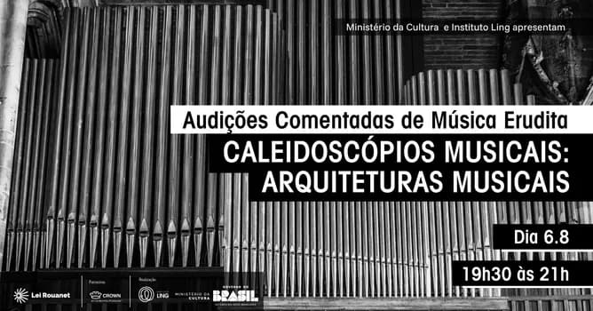 Imagem do Audições Comentadas De Música Erudita: Arquiteturas Musicais