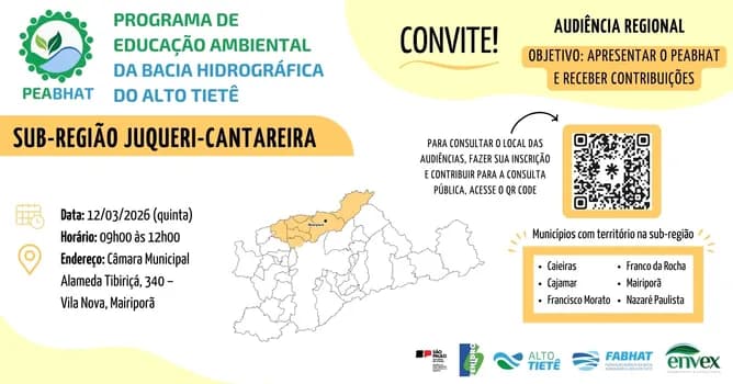 Imagem do Audiência Regional PEABHAT - Sub-região Juqueri-Cantareira