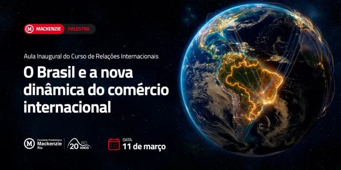 Imagem do Aula Inaugural do Curso de Relações Internacionais