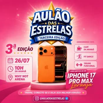 Imagem do Aulão Das Estrelas 3ª Edição
