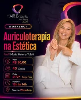 Auriculoterapia na Estética - Professora: Maria Helena Tofeti em Brasília