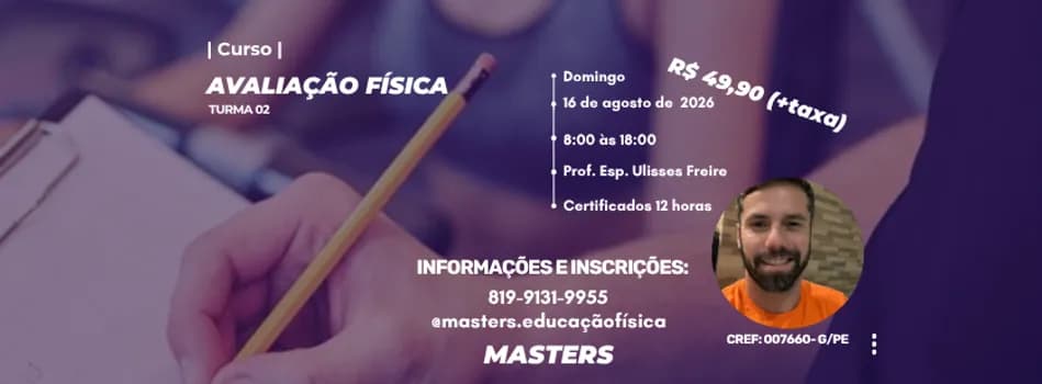 Imagem do Avaliação Física - Turma 02