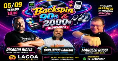 BACKPIN 90S & 2000S REMEMBER em Campinas