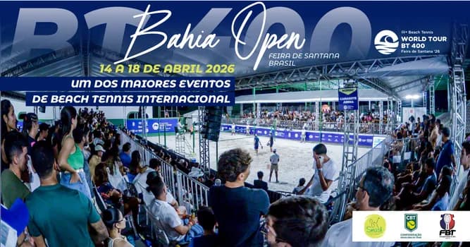 Imagem do Bahia Open | ITF World Tour BT 400 2026 - Feira de Santana - BA - Brasil