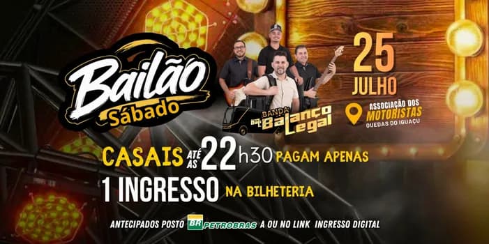 Imagem do BAILÃO - SÁBADO - ASSOCIAÇÃO DOS MOTORISTAS