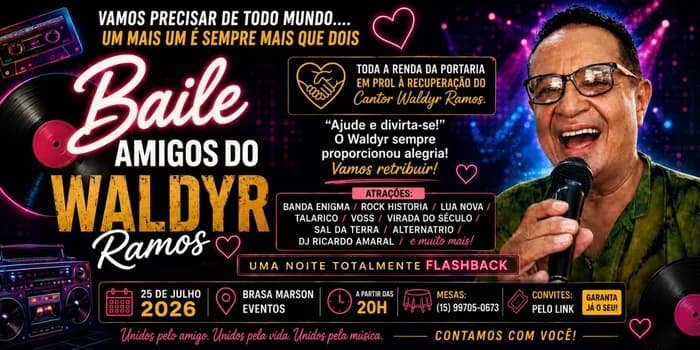 Imagem do Baile Amigos do Waldyr Ramos.