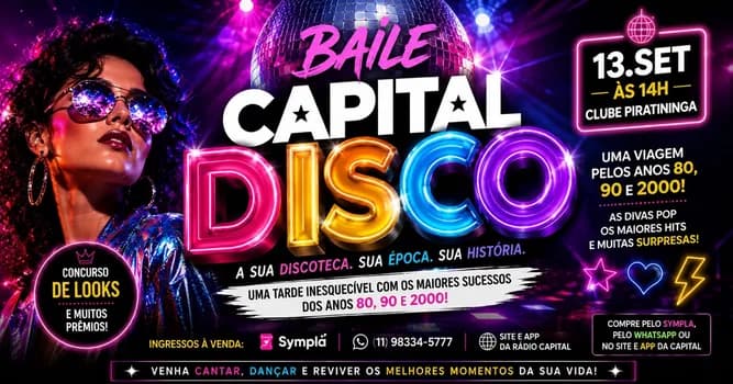 Imagem do BAILE CAPITAL DISCO
