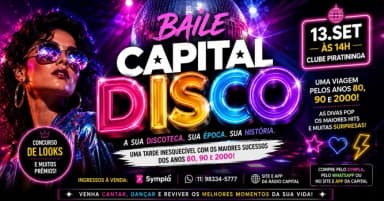 BAILE CAPITAL DISCO em São Paulo