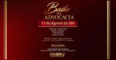 Baile da Advocacia OAB Nova Iguaçu 2026 em Nova Iguaçu