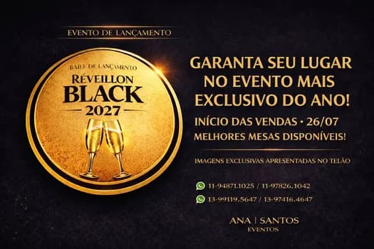 Imagem do BAILE DE LANÇAMENTO DO REVEILLON BLACK 2027