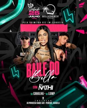 BAILE DO BELLA COM DJ NATHI em Ilhabela