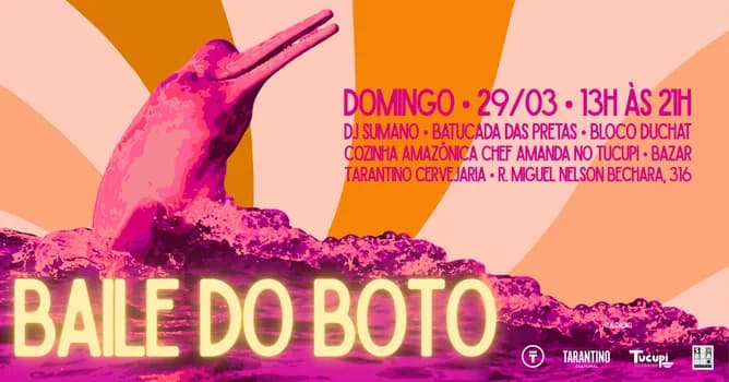 Imagem do Baile do Boto: Carnaval Tucupi | Tarantino Carnaval '26