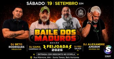 BAILE DOS MADUROS EDIÇÃO FEIJOADA 2026 em Belo Horizonte