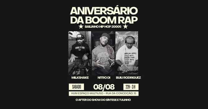 Imagem do Bailinho 2000 - Aniversário da Boom Rap