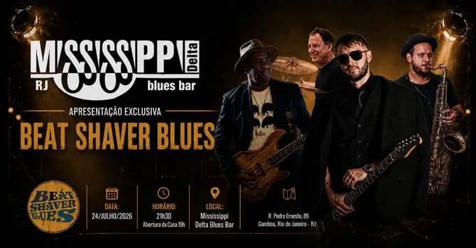 Imagem do Banda BEAT SHAVER BLUES ao vivo no Mississipi Delta Blues Bar