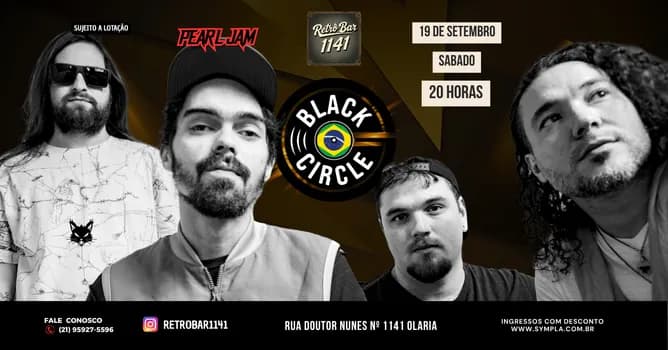 Imagem do BANDA BLACK CIRCLE (ESPECIAL PEARL JAM)