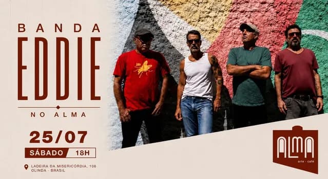Imagem do Banda Eddie no Alma - Olinda/PE