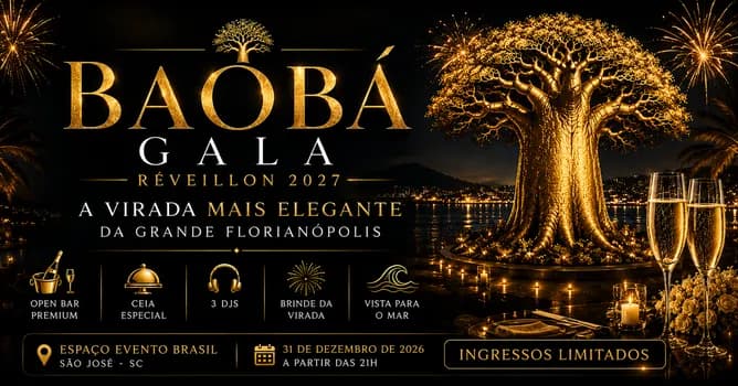 Imagem do BAOBÁ GALA RÉVEILLON 2027