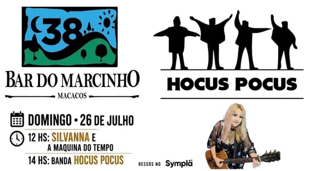 Imagem do Bar do Marcinho trás a Banda "Hocus Pocus" Cover do The Beatles