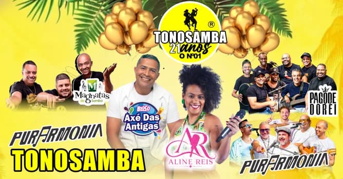 Imagem do BAR PURARMONIA - ANIVERSÁRIO TONOSAMBA 21 ANOS