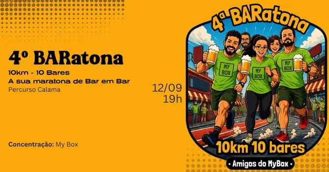 Imagem do BARatona PVH - 4ª Edição - A sua Maratona de Bar em Bar