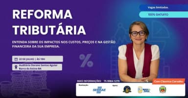 #Barra da Estiva - Reforma tributária em Barra da Estiva