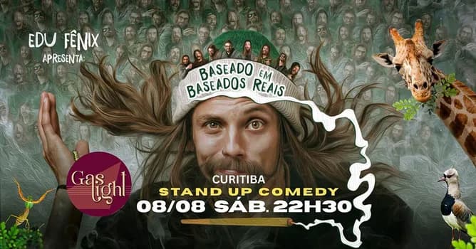 Imagem do BASEADO EM BASEADOS REAIS com EDU FENIX / STAND UP COMEDY em CURITIBA