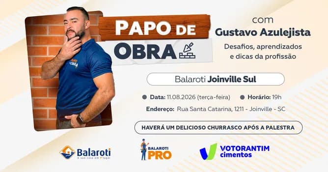 Imagem do Bate papo com Gustavo Azulejista - Joinville Sul
