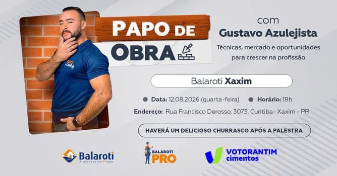 Imagem do Bate papo com Gustavo Azulejista - Xaxim
