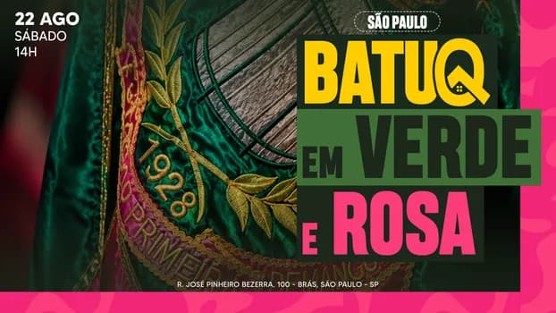 Imagem do BATUQ EM VERDE E ROSA - 3° EDIÇÃO (São Paulo)
