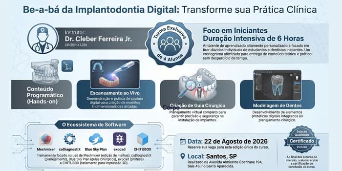 Imagem do Bê-a-bá da implantodontia digital