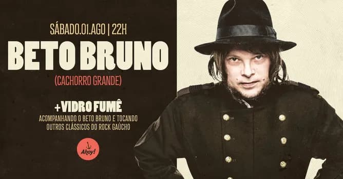 Imagem do BETO BRUNO EM BLUMENAU no Ahoy! Tavern Club