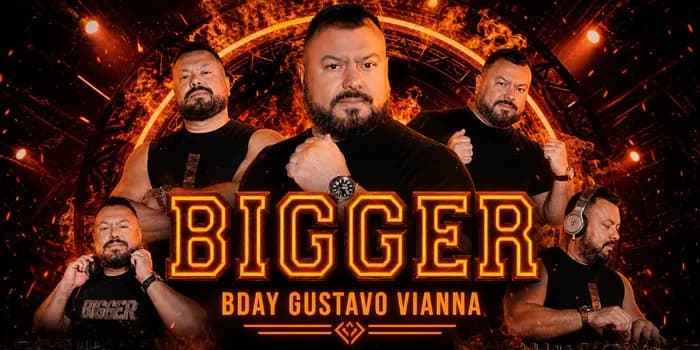 Imagem do BIGGER BDAY PRODUTOR E DJ GUSTAVO VIANNA - SÁBADO, 1 AGOSTO, 23H - KIKI KLUB