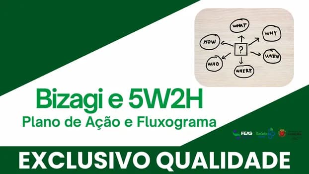 Imagem do Bizagi e 5W2H