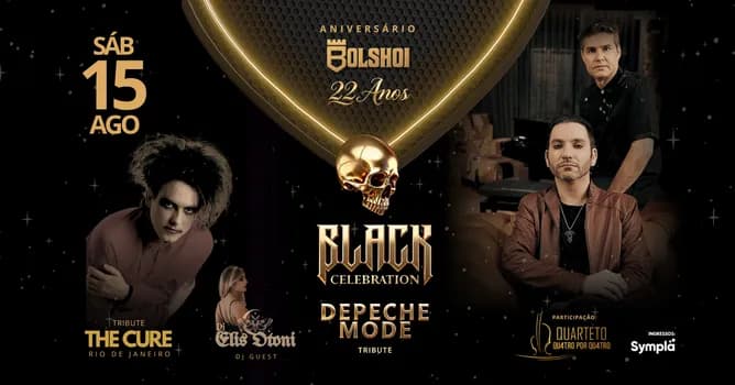 Imagem do BLACK CELEBRATION E TRIBUTO THE CURE