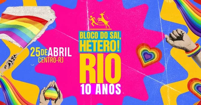 Imagem do Bloco do Sai, Hétero RJ - EDIÇÃO ESPECIAL 10 ANOS @Centro RJ