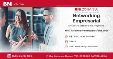 BNI Zona Sul: Onde Reuniões Geram Oportunidades Reais em São Paulo