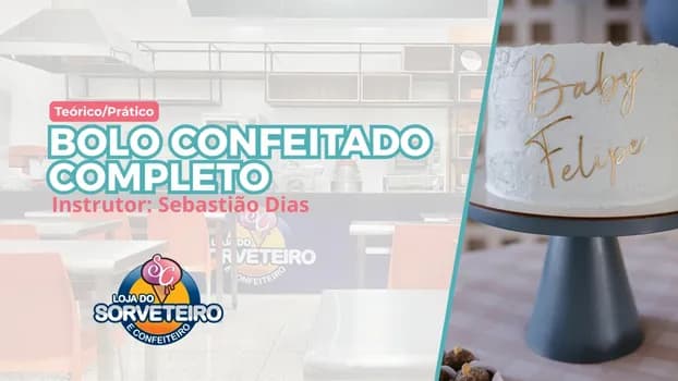Imagem do BOLO CONFEITADO COMPLETO NA PRÁTICA (TURMA 03) INSCRIÇÕES ABERTAS