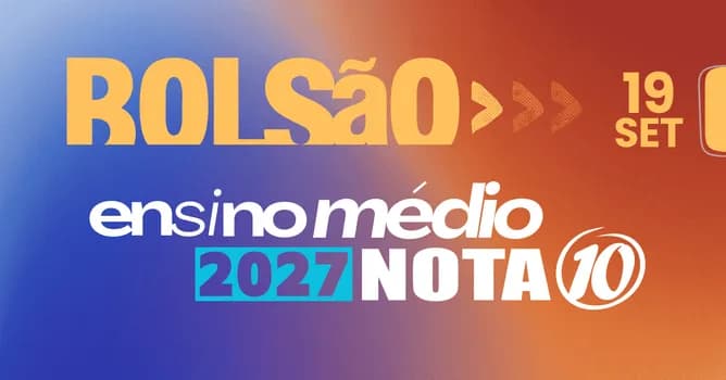 Imagem do Bolsão Ensino Médio 2027 - Colégio Nota 10