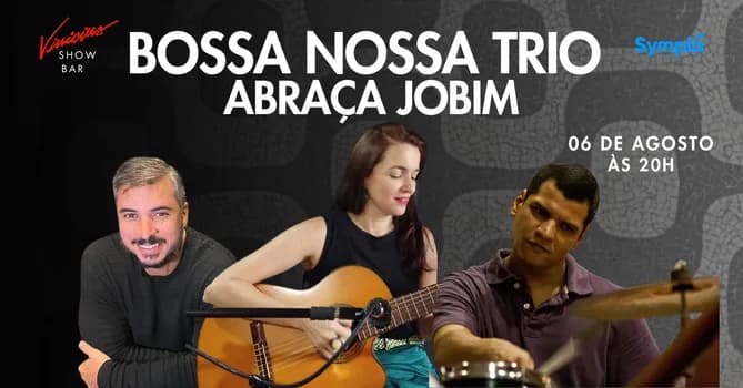 Imagem do Bossa Nossa Trio Abraça Jobim