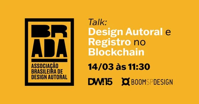 Imagem do BRADA - Talk Design Autoral e Registro no Blockchain