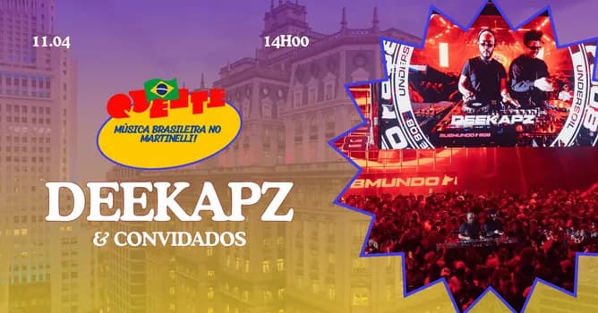 Imagem do BRASIL QUENTE com DEEKAPZ no Edifício Martinelli! | 11.04