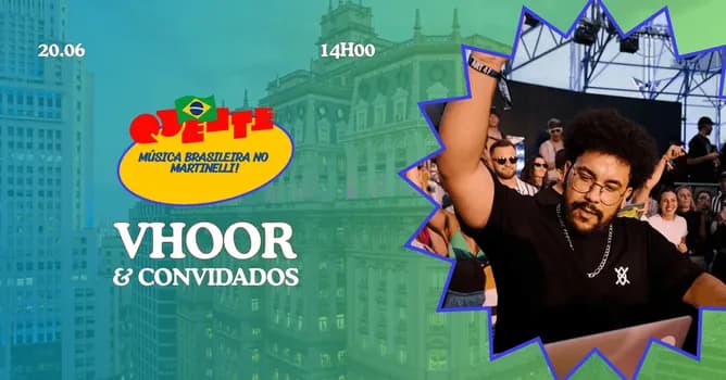 Imagem do BRASIL QUENTE com VHOOR no Edifício Martinelli! | 20.06