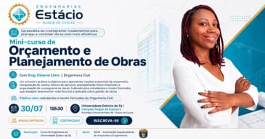 C|Minicurso de Orçamento e Planejamento de Obras em Duque de Caxias