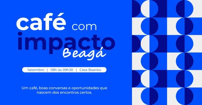 Imagem do Café com Impacto Beagá | Setembro 2026