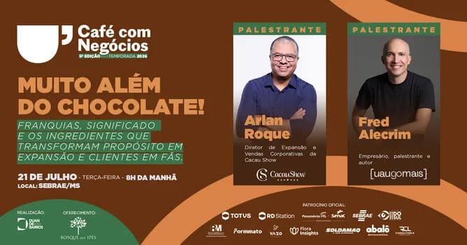 Imagem do Café com Negócios - Muito Além do Chocolate!