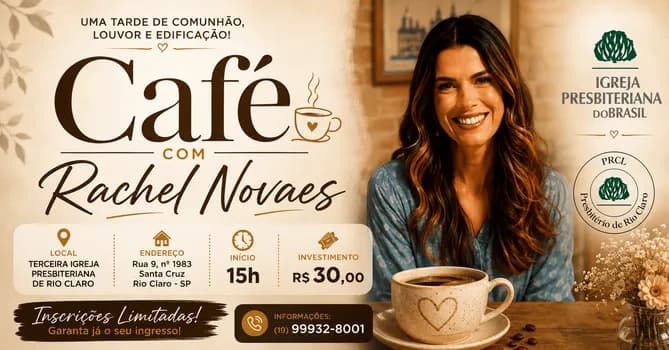 Imagem do CAFÉ COM RACHEL NOVAES