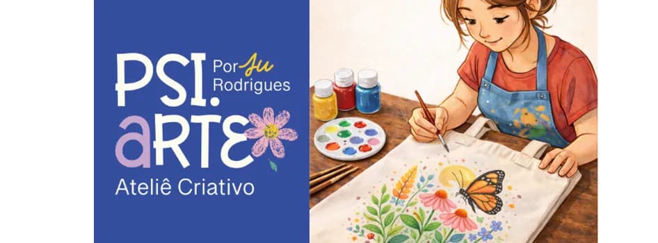 Imagem do Café Criativo - Oficina de Arteterapia - Customização de Sacola Ecobag