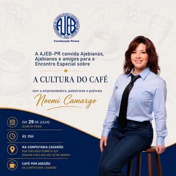 CAFÉ CULTURA ESPECIAL DA AJEB-PR em Curitiba